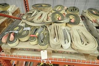 Qty Of Assorted Size Lifting Slings