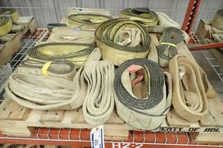 Qty Of Assorted Size Lifting Slings