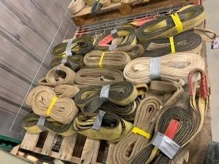 Qty Of Assorted Size Lifting Slings