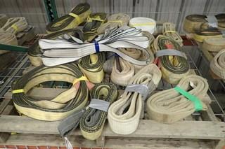 Qty Of Assorted Size Lifting Slings