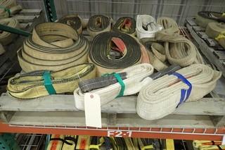 Qty Of Assorted Size Lifting Slings
