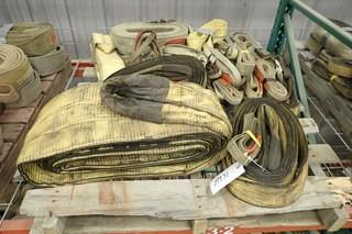 Qty Of Assorted Size Lifting Slings