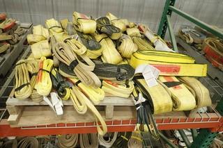 Qty Of Assorted Size Lifting Slings