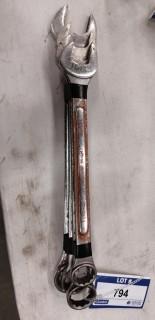 Qty Of (4) Assorted Size Wrenches