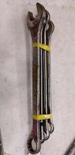 Qty Of (4) Assorted Size Wrenches