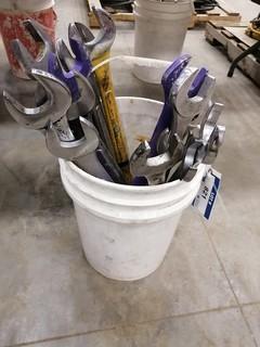 Qty Of Assorted Size Wrenches