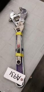 Qty Of (3) Adjustable Wrenches