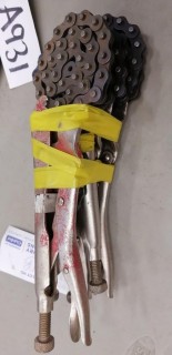 Qty Of Chain Vise Grips