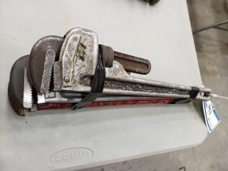 Qty Of (3) 18in Pipe Wrenches