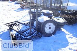 Lot of Welding Skid and Asst. Tires.