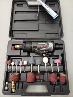 Kobalt 1/4in Pneumatic Rotary Grinder Kit C/w Bits