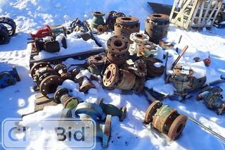 Lot of Asst. Gate Valves, Flanges, Connectors, etc.