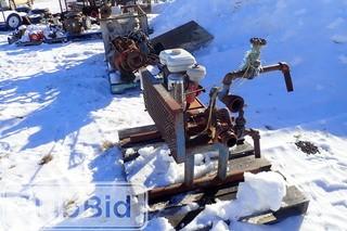 Lot of Pump w/ Honda Gas Motor, Parts Engine, etc.