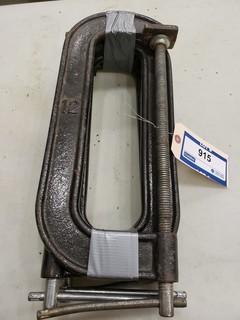 Qty Of (4) 12in C-Clamps