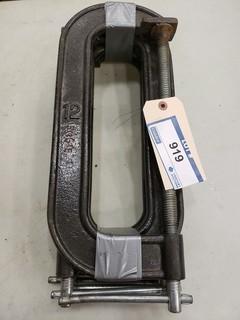 Qty Of (4) 12in C-Clamps