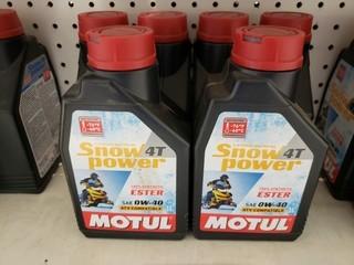 (6) Snow Power 4 Stroke Motor Oil OW-40