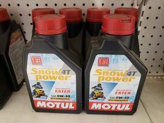 (6) Snow Power 4 Stroke Motor Oil OW-40
