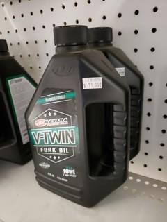 (2) V-Twin Fork Oil 