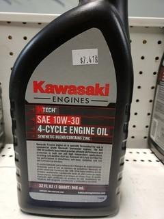 (3) 4 Cycle Engine Oil SAE 10W-30