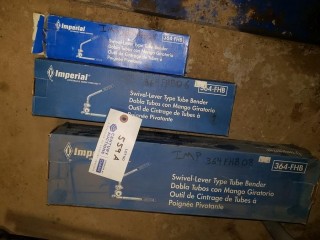 Swivel Level Type Bender 1/4 in, 3/8 in, 1/2 in  - Imperial