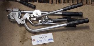 (3) Swivel Tubing Benders, (1) 1/2in, (1) 3/8in, (1) 1/4in