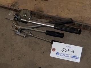 (2) Swivel Tubing Benders, (1) 3/8in, (1) 1/4in