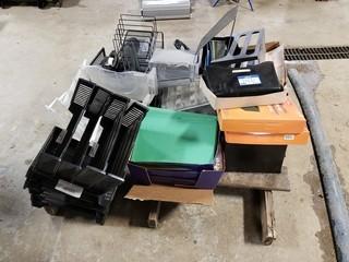 Qty of File Holders and Organizers