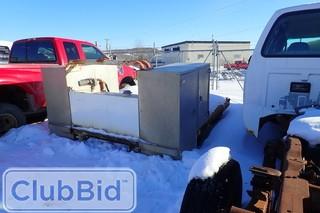 Service Deck w/ Tool Cabinets, Slip Tank and Vice.