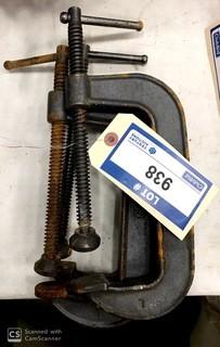 Qty Of (3) 6in C-Clamps