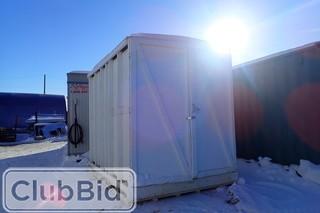 Approx. 10'x8' Skidded Storage Shack. 