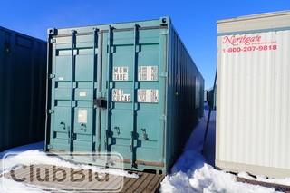 Skidded 40' Sea Container. 