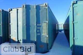 Skidded 40' Sea Container. 