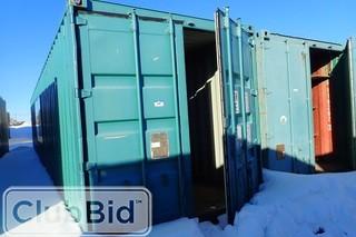 Skidded 40' Sea Container. 