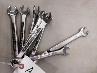 Qty Of (8) Assorted Size Wrenches
