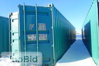 Skidded 40' Sea Container. 