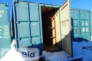 Skidded 40' Sea Container. 