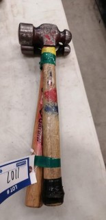 (2) Ball Peen Hammers
