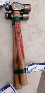 (2) Ball Peen Hammers
