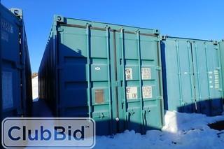 Skidded 40' Sea Container. 