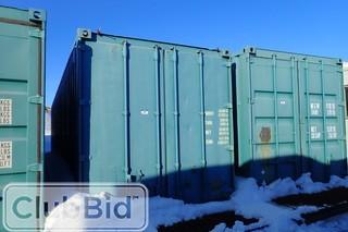 Skidded 40' Sea Container. 