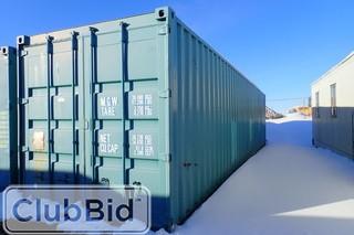 Skidded 40' Sea Container. 