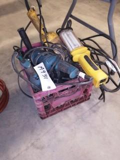 Qty Of (3) Makita Grinders And (1) Dewalt Die Grinder *Note: May Require Repairs*