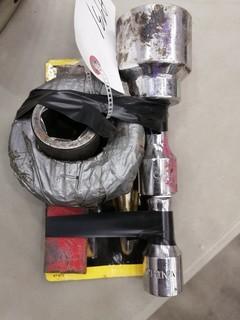 Qty Of Sockets C/w Shim And Plumb Bob