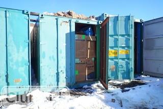 Skidded 40' Sea Container **CANNOT BE REMOVED UNTIL MAR 19/18**. 