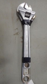 (2) Assorted Size Adjustable Wrenches