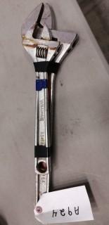 (2) Assorted Size Adjustable Wrenches