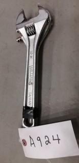 (2) Assorted Size Adjustable Wrenches