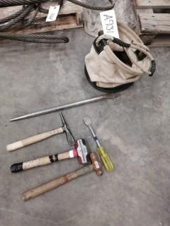 Qty Of Assorted Hand Tools C/w Kuny Bag