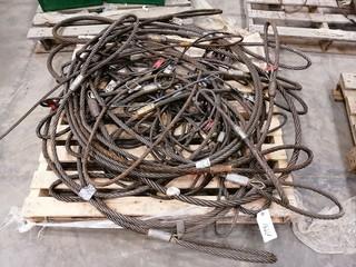 Qty Of Assorted Size Cable Slings