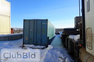 Skidded 40' Sea Container. 